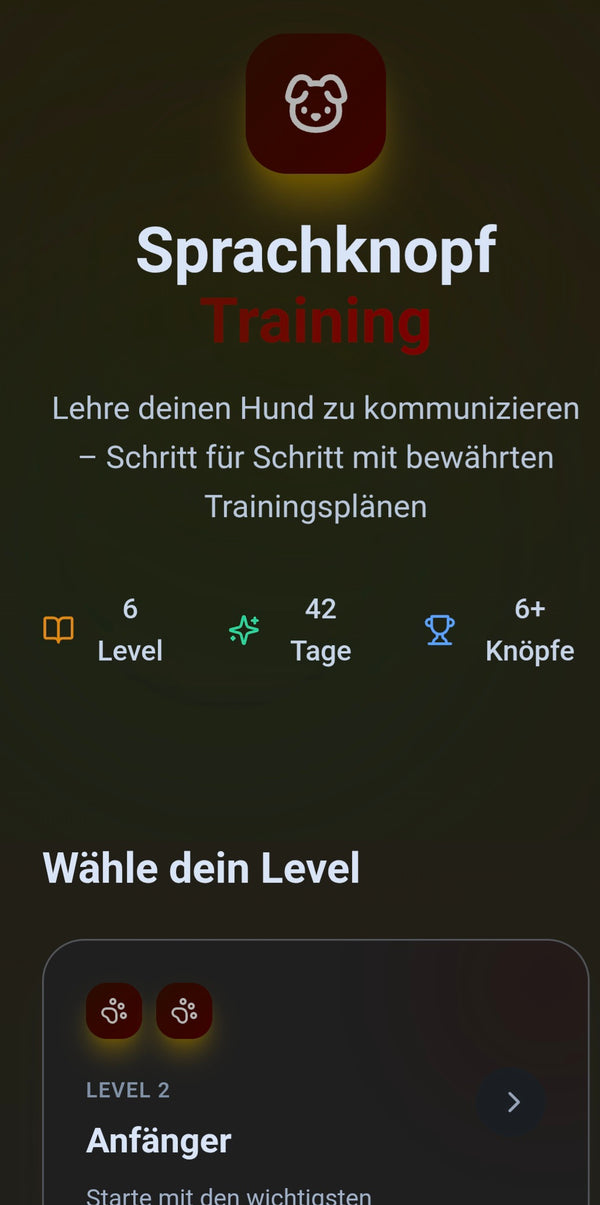 Trainings app - Pfotengespräch