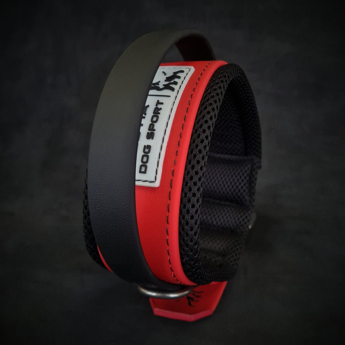 BESTIA DOG SPORT Griffhalsband Rot